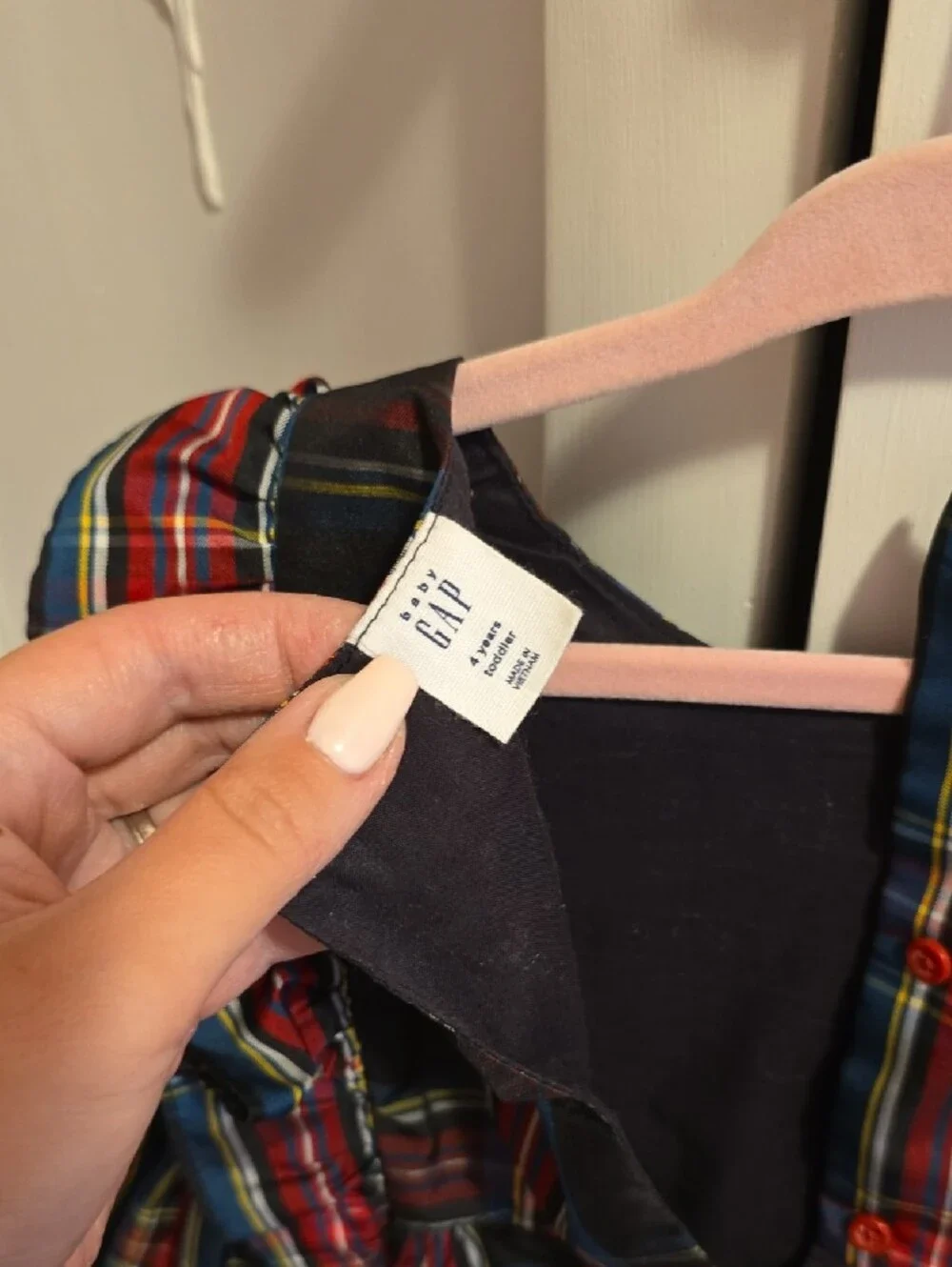 GAP plaid dress